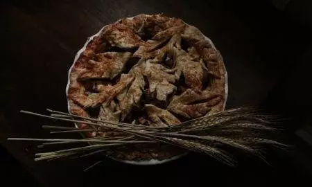 brown dried fish on brown wicker basket