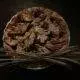 brown dried fish on brown wicker basket